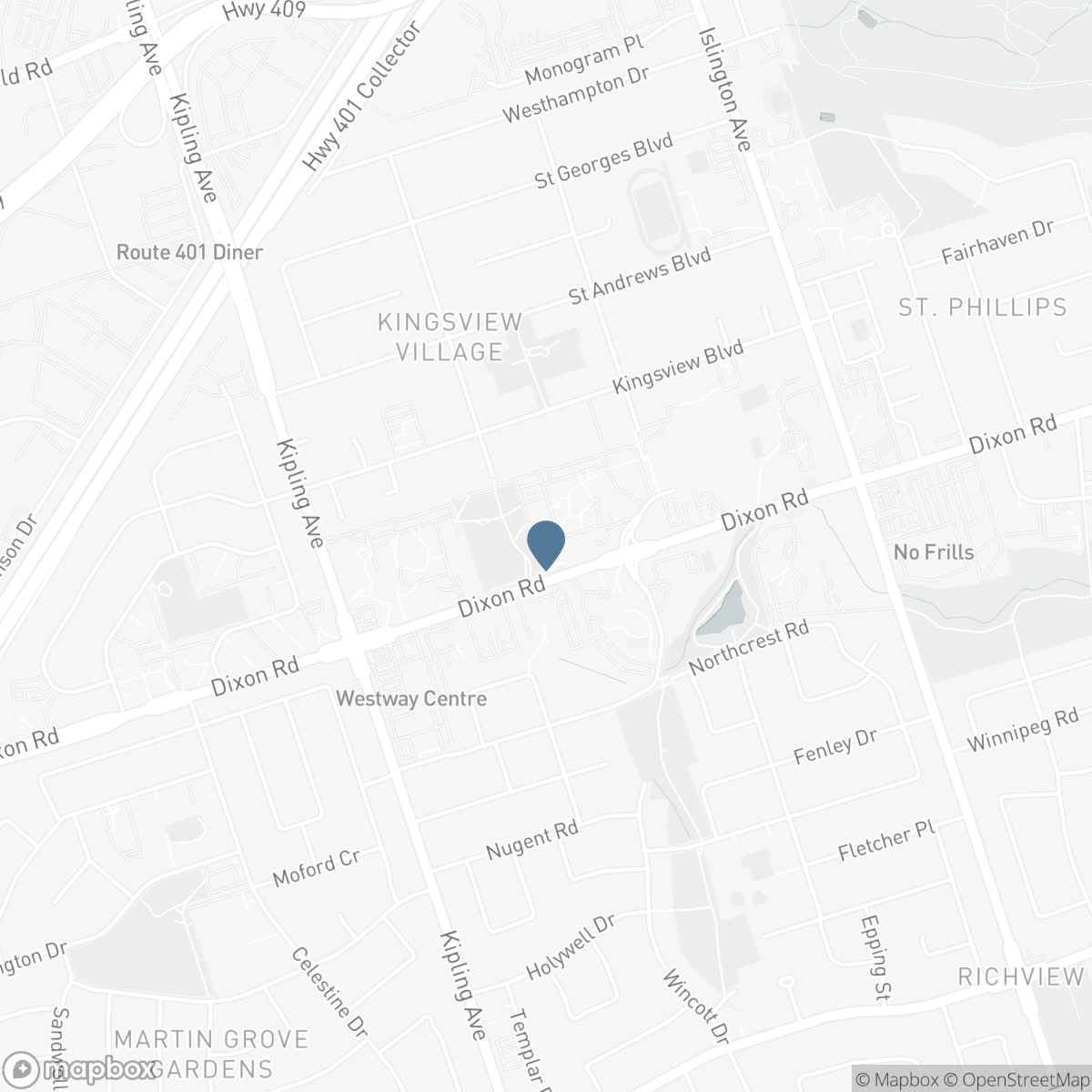 1208 - 340 DIXON ROAD, Toronto, Ontario M9R 1T1